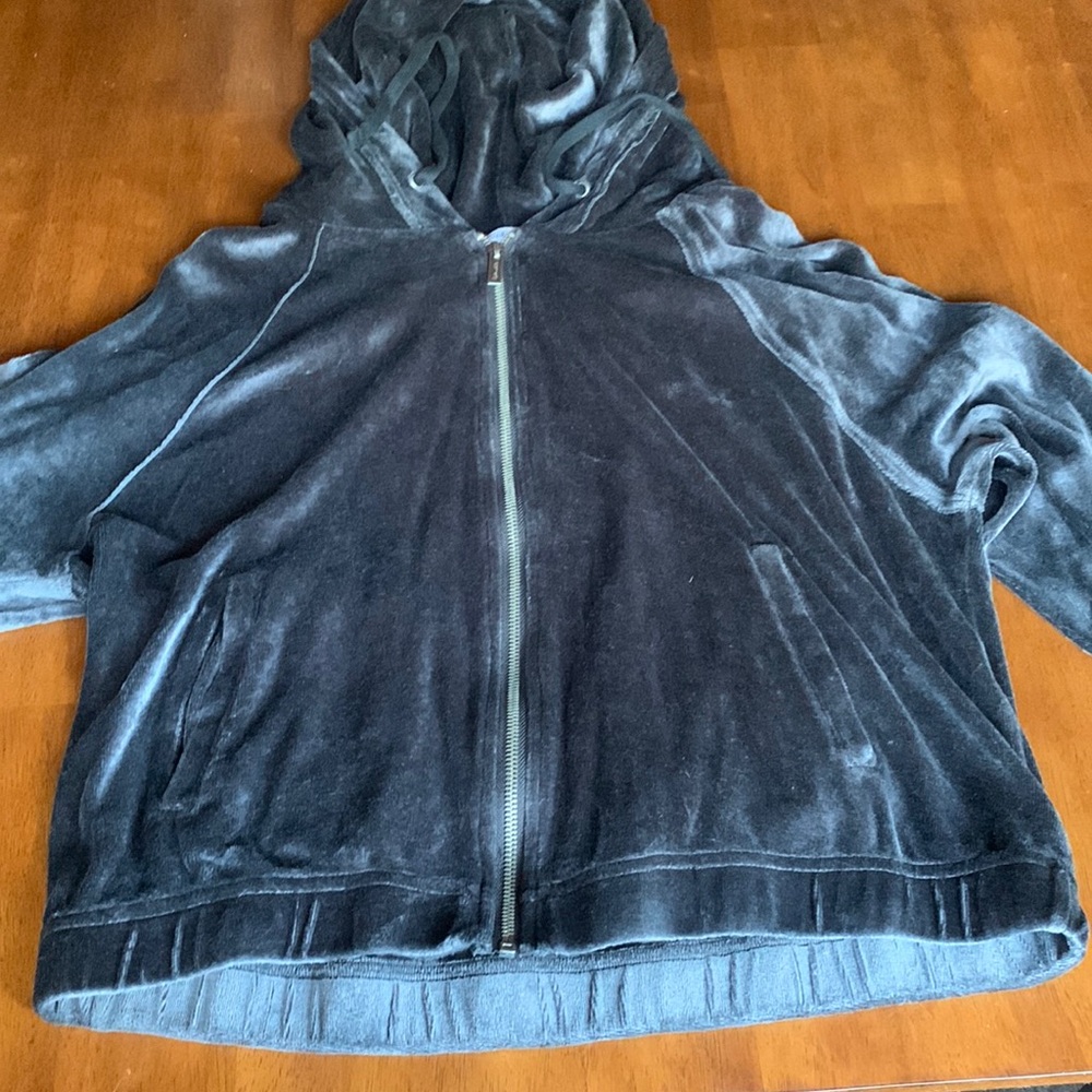 Velvet Zip Up Jacket